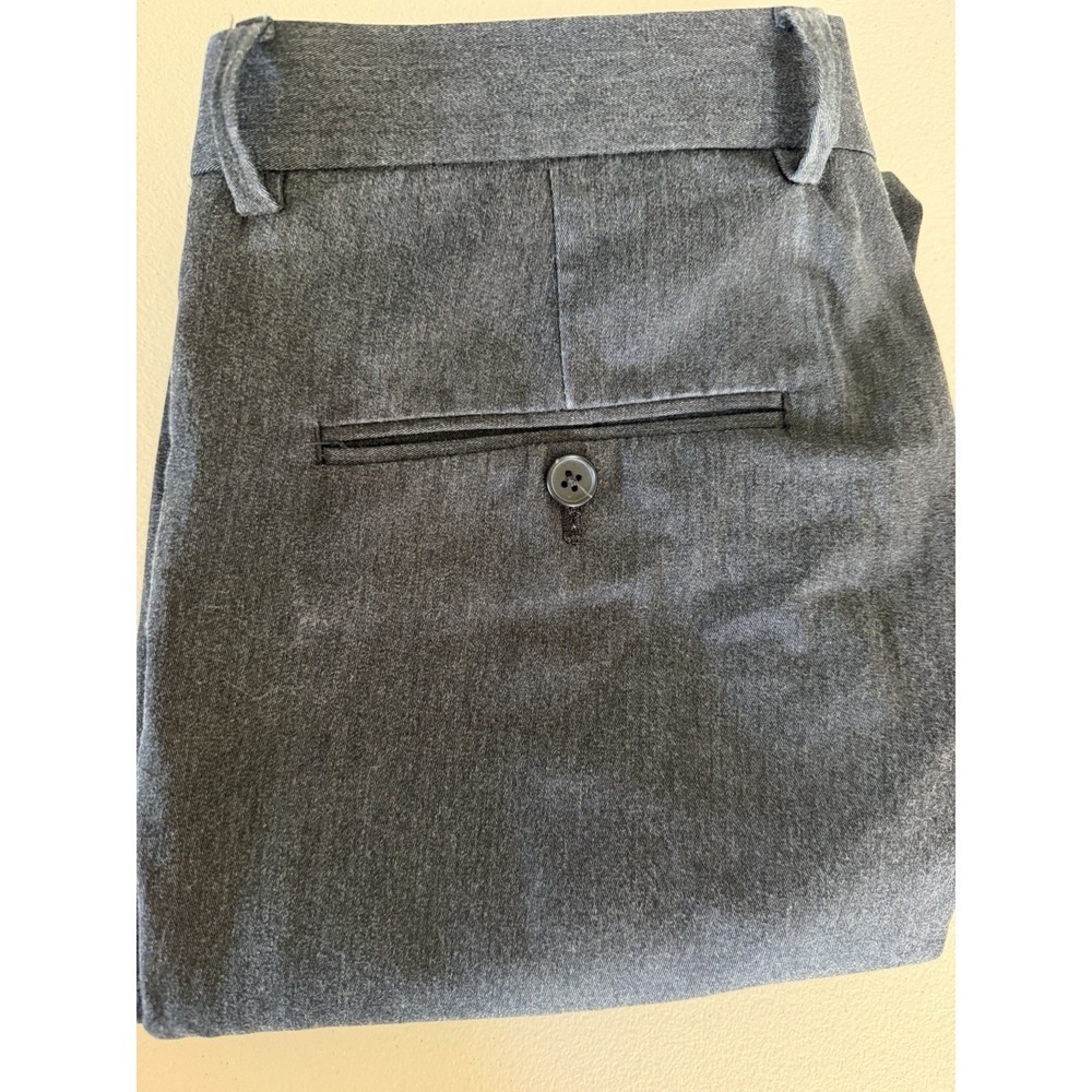 Express Photographer Mens Gray 32x29.5 Slim Tapered Flat Front Stretch Pants